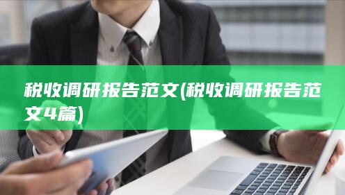 税收调研报告范文