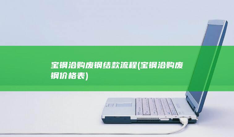 宝钢洽购废钢结款流程