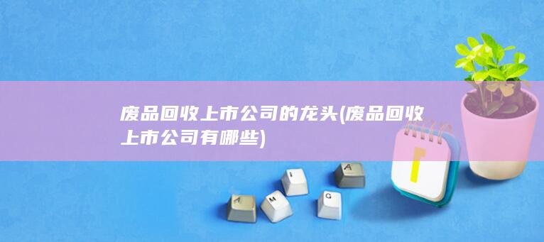 废品回收上市公司有哪些