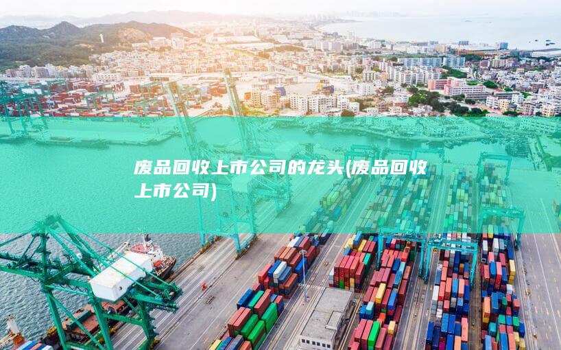 废品回收上市公司的龙头