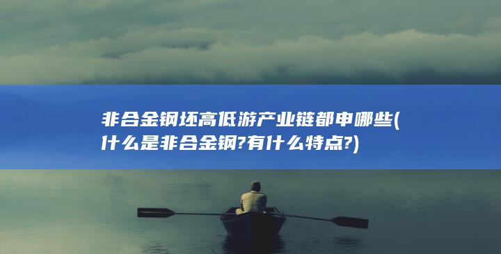 什么是非合金钢?有什么特点?