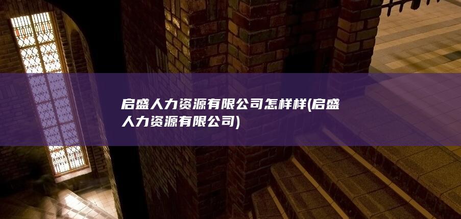 启盛人力资源有限公司
