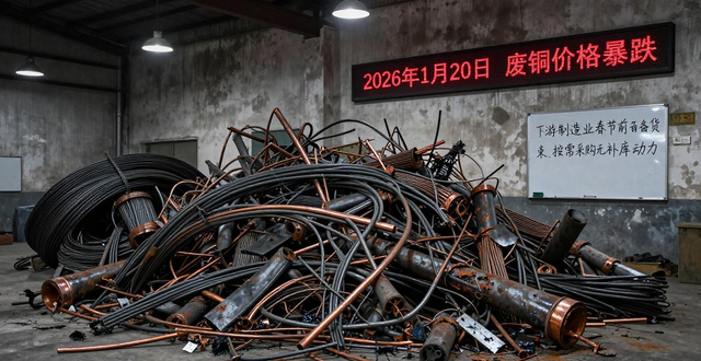 2026年1月20日废铜回收多少钱一斤_今日废铜价格暴跌_电缆废铜