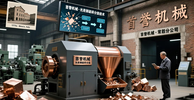 光亮铜破碎分选设备_常熟市首誉机械有限公司_废铜回收哪家好