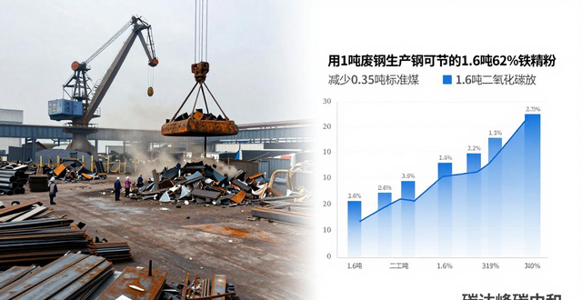 中国钢铁长流程短流程对比_北京回收废钢_废钢利用减少碳排放