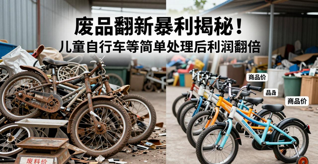 儿童自行车翻新生意_专业回收废铜_二手回收+简单翻新