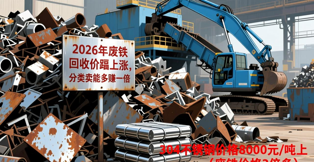 回收废铁废钢_废铁分类卖赚钱技巧_2026年废铁回收价格
