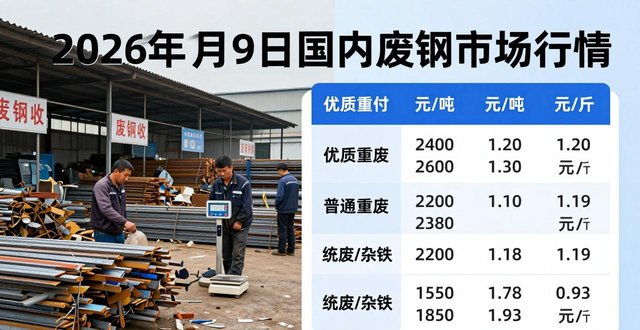 2026年废钢市场行情分析_优质重废价格走势_废铁回收废钢回收