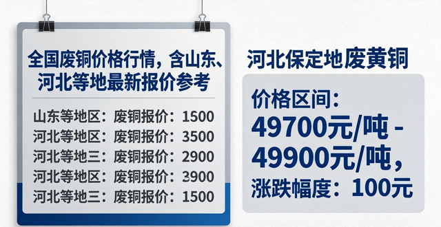 今日河北废铜价格_国内废铜价格行情一览_山东河北成都济南重庆地区价格分析