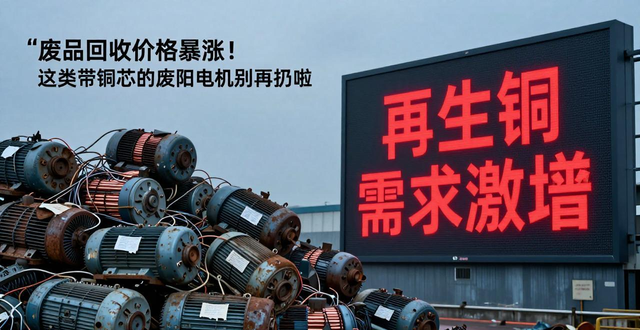 废旧电机回收价格涨_旧家电电机价值高_废铁废钢废铜废铝回收