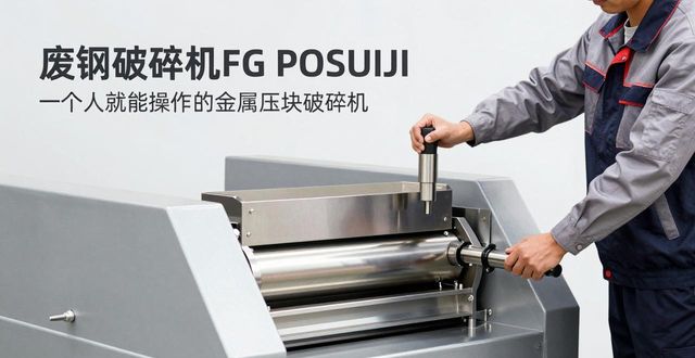 废钢资源循环利用_金属压块破碎机_废钢破碎机fg posuiji