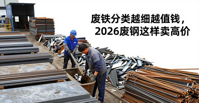 废铁回收市场行情分析_废钢分类_2026废铁涨价逻辑解读