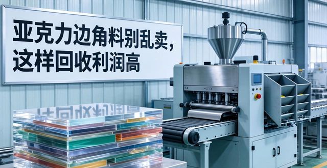亚克力材料科学回收_亚克力边角料回收_亚克力识别技术商业变现