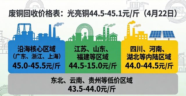 2026年4月22日铜线价格行情_废铜 回收价格_铜线价格走势分析