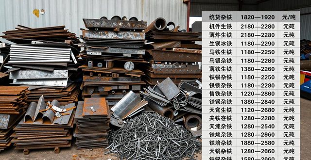 废铁市场报价_长葛废铝价格_废钢价格行情