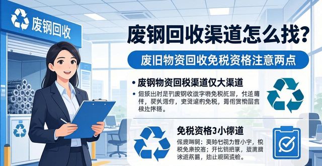 废旧物资回收增值税免税政策_废钢回收渠道_废旧物资回收企业资格认定条件