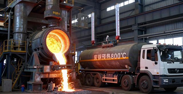 提高废钢比转炉废钢加热温度_废钢预热至800℃转炉兑铁流程_废钢比