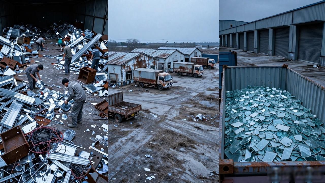 玻璃厂拒收旧玻璃原因_废旧玻璃回收率低_废铝回收价格