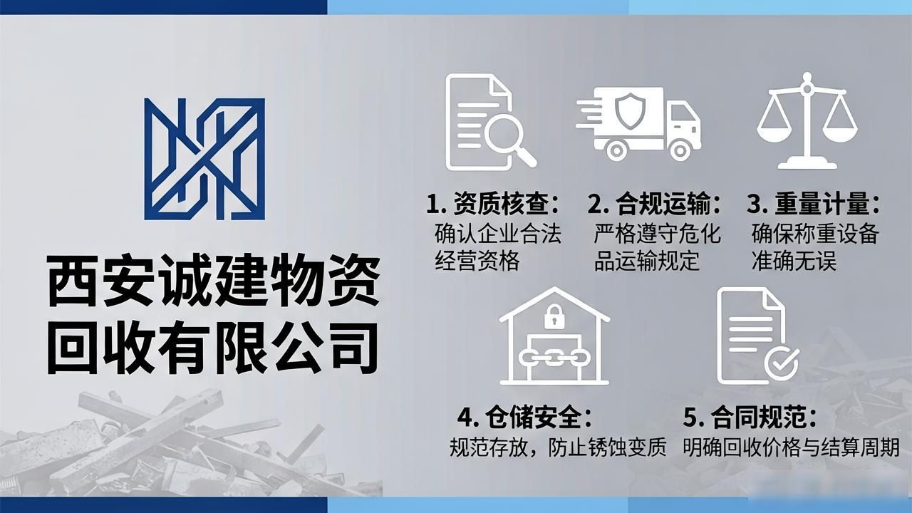 西安废铁回收公司推荐_废钢回收渠道_陕西竣哲物资回收资质