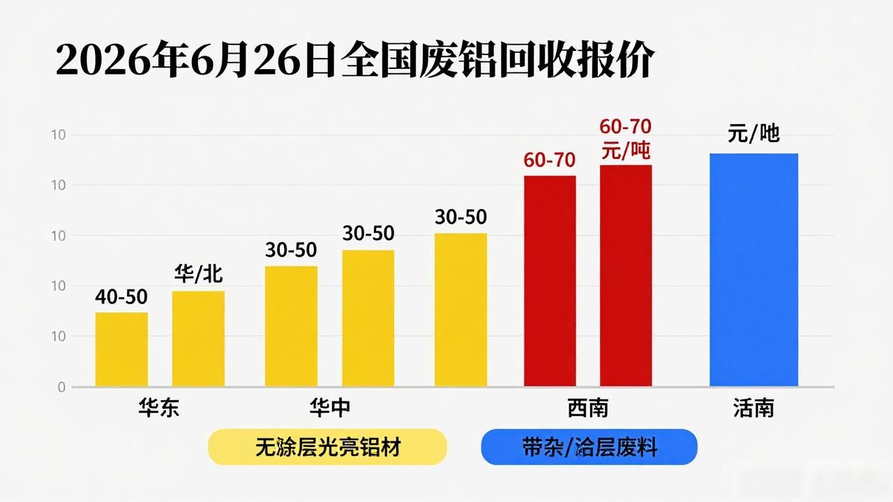 废铝回收报价上调_纯度高杂质少废铝价格走势_河南长葛今日废铝价格