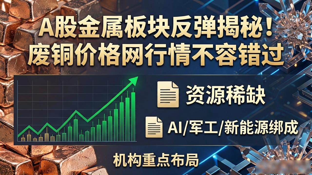周期赛道反弹逻辑分析_废铜价格网_有色金属板块库存持续走低