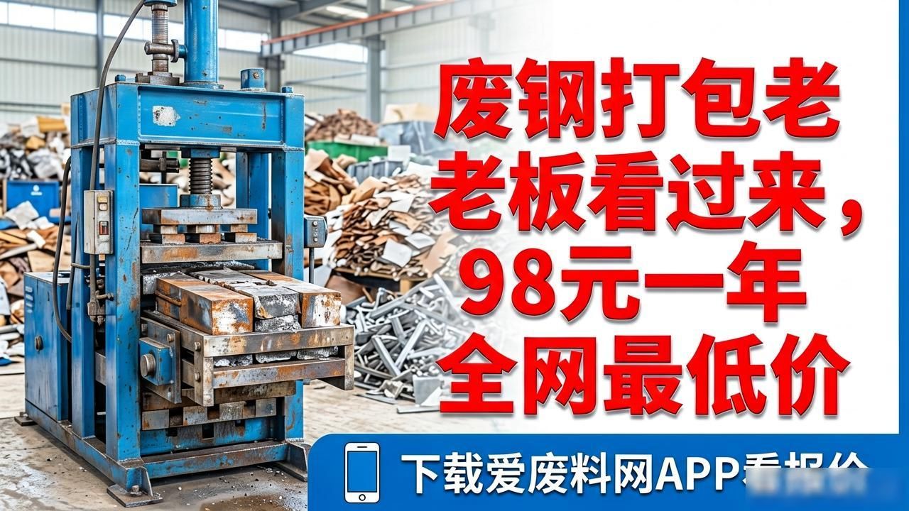 金属报价系统98元一年_废钢打包_废钢报价网全年最低价