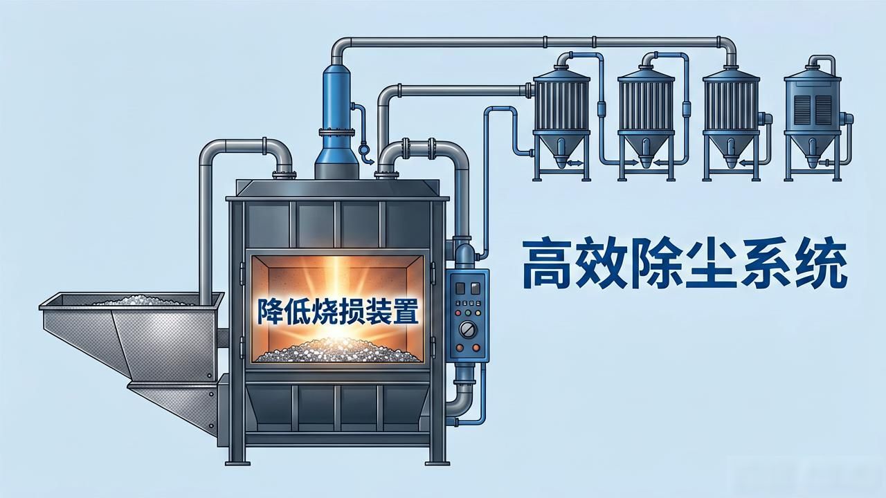铝屑新熔炼工艺设备_废铝熔炼炉废气处理_废铝熔化工艺设备