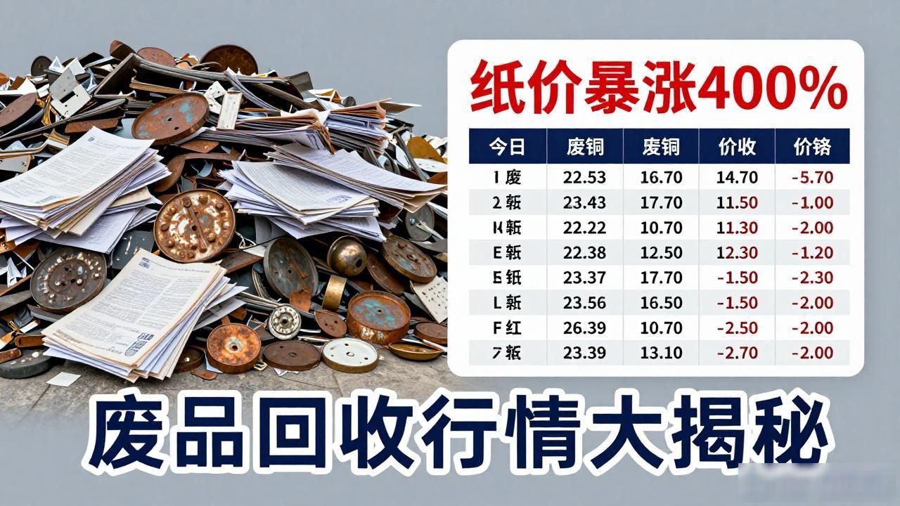 今日废铜价格表_废纸价格暴涨原因_快递黄纸箱回收价格