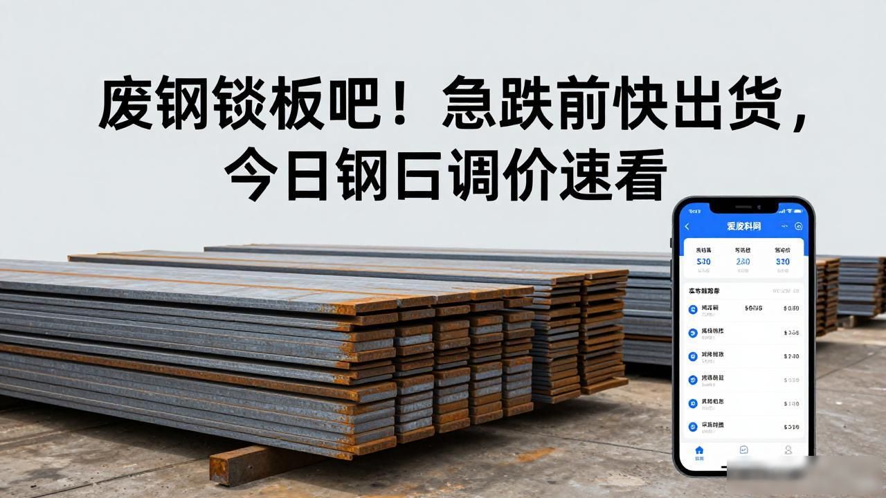 废钢行情报价_唐山富鑫_燕山钢铁_废钢价格走势分析_爱废料网_全国钢厂报价_废钢铁板吧