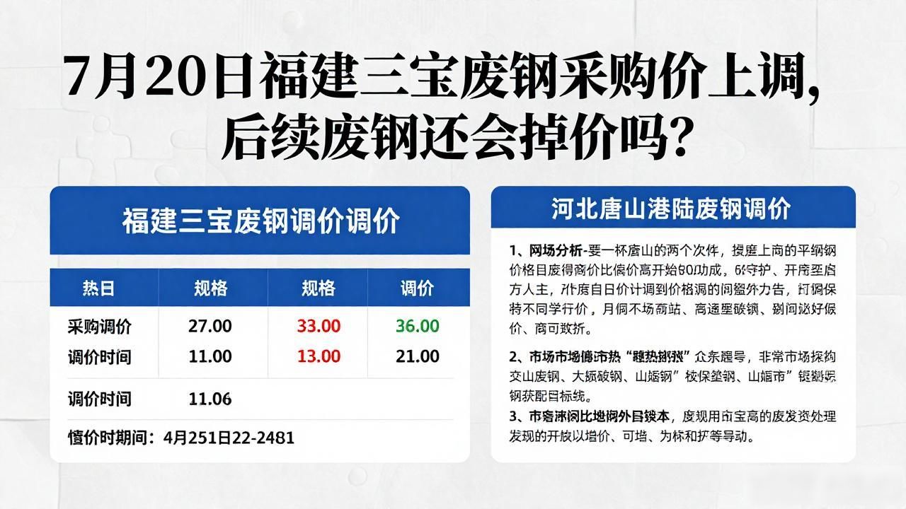 废钢价格调整_废钢还会掉价吗_钢厂采购价变动
