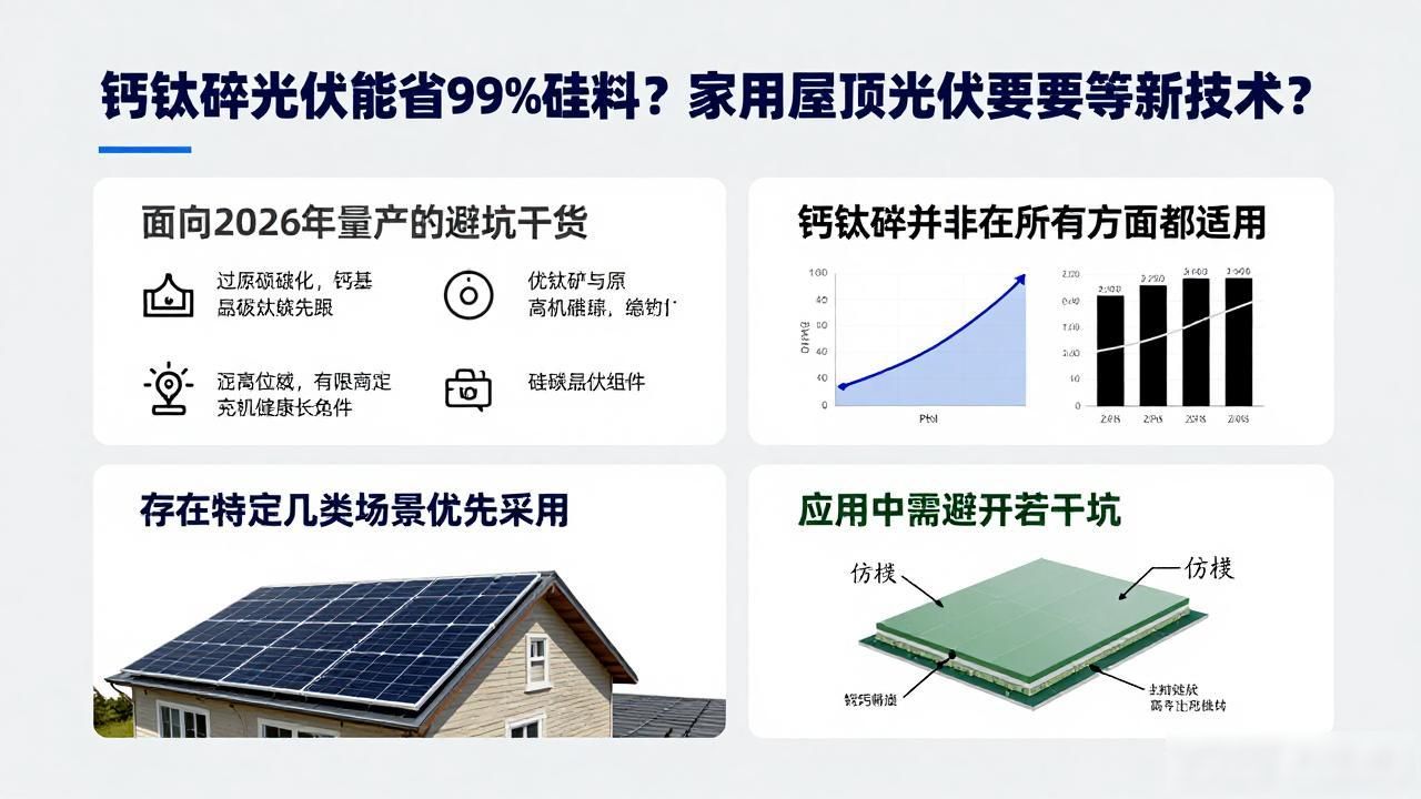 钙钛矿光伏_硅基光伏板_家用光伏安装_硅边角料回收