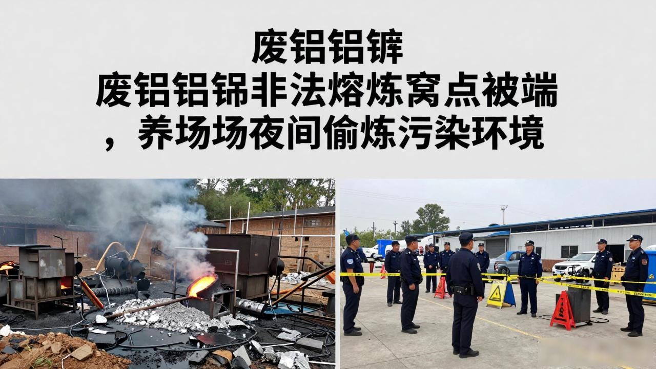 非法熔铝污染环境案件_废铝铝锭_温州苍南养殖场变熔铝点