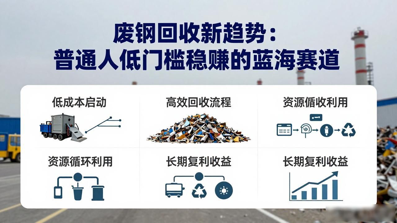 废旧物资高值化利用_资源回收行业新趋势_废钢回收