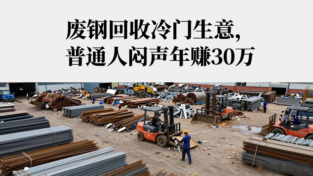 废旧电池回收_废钢回收_低竞争长期稳定生意