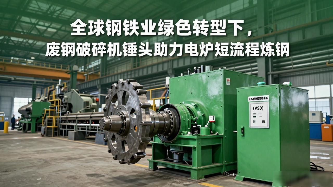 废钢破碎机锤头_废钢利用与电炉短流程炼钢发展_达涅利冶金设备废钢处理技术