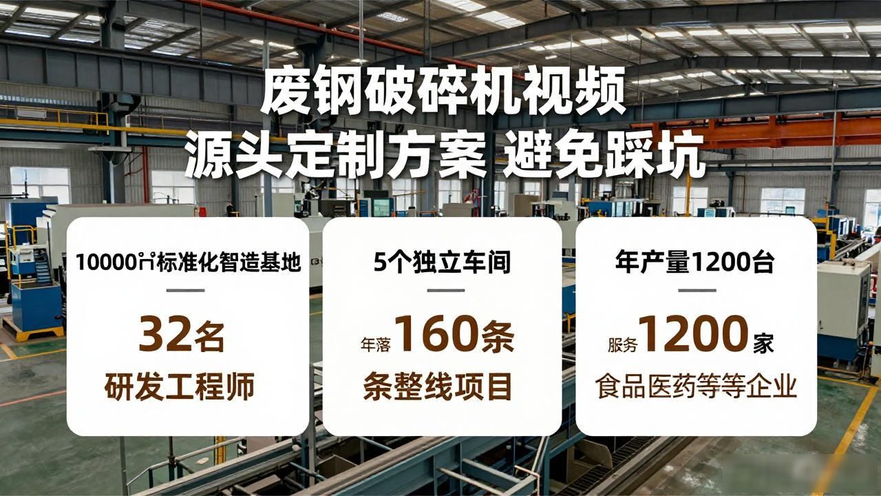 废钢破碎机视频_郑州永创机械设备_食品粉碎机定制需求