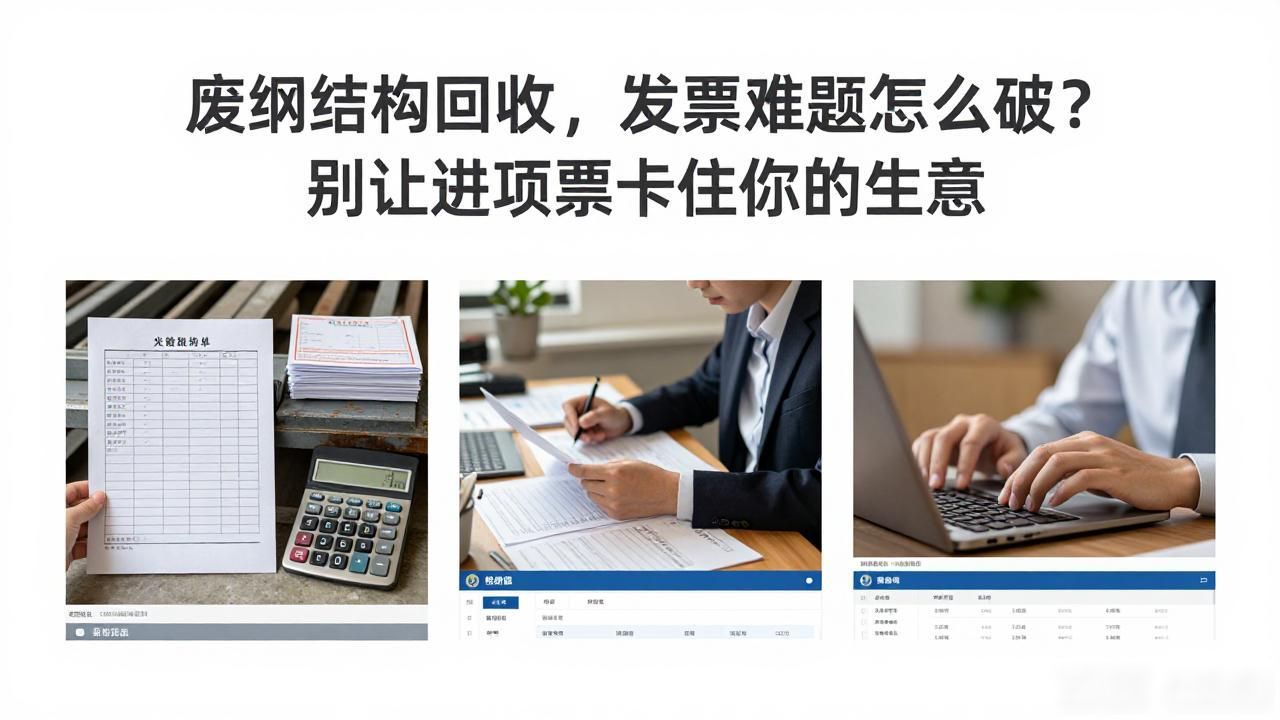 废钢回收行业发票难_废钢结构回收_反向开票政策解析