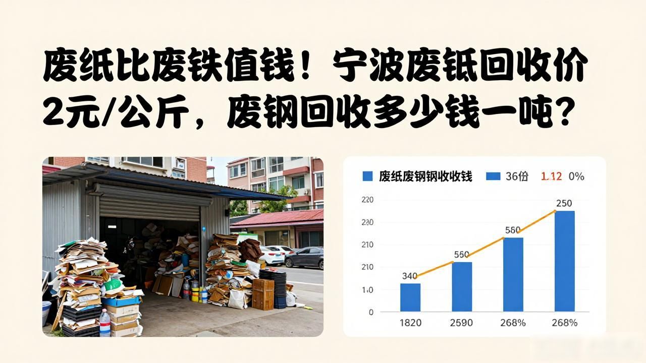 废钢回收多少钱一吨_废纸价格持续走高_宁波废纸回收价