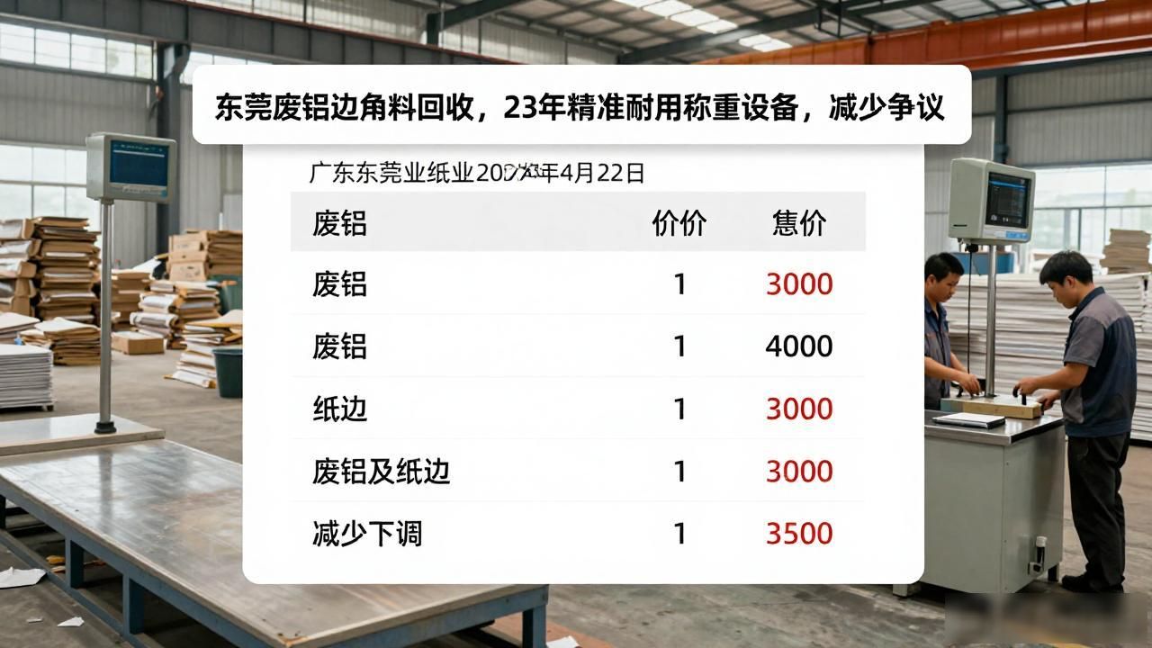 东莞废铝边角料回收_废料行业称重设备_精准稳定耐用称重设备