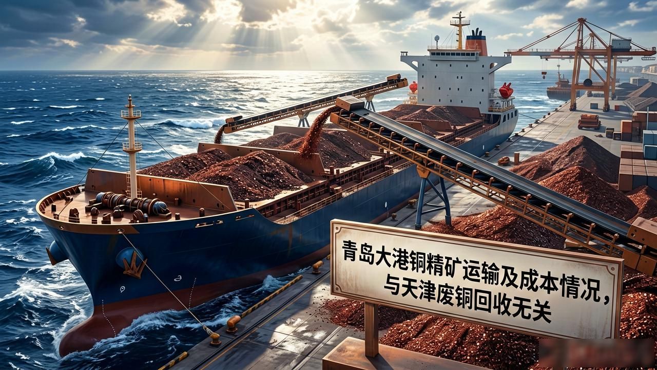 铜精矿进口量变化趋势分析_天津废铜回收_青岛大港站铜精矿进口运输