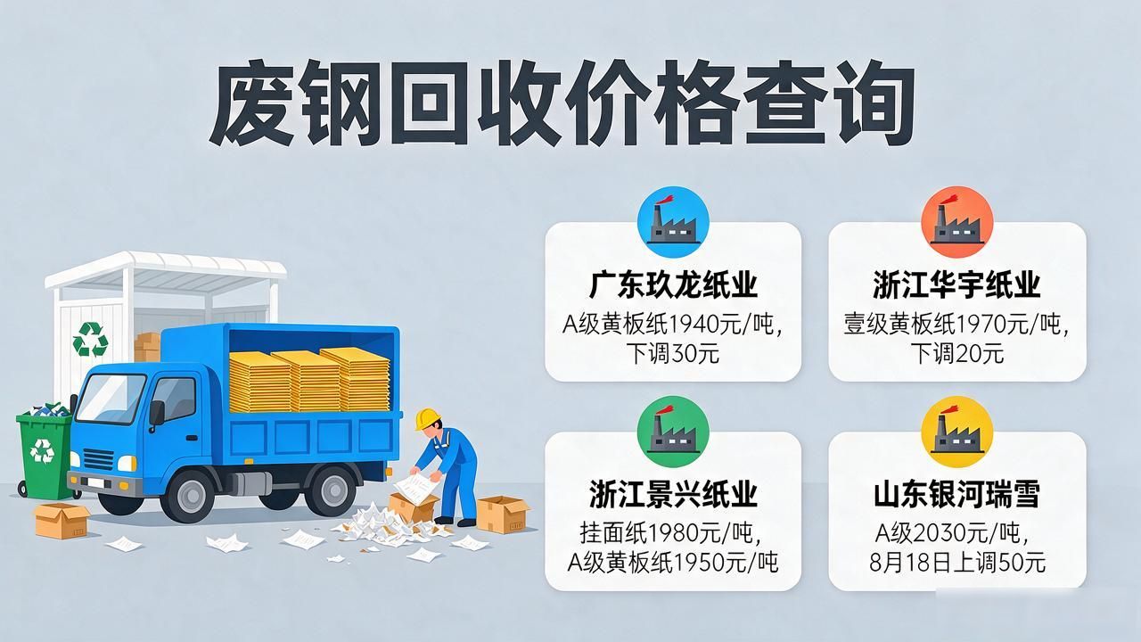 废钢回收多少钱一吨_废铜废钢废铁废铝旧纸箱塑料全国各城市回收价格预测明日价格