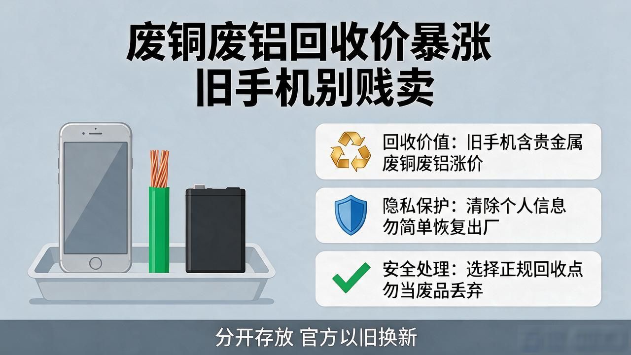 旧手机内存条回收行情趋势_2026年数码回收价格暴涨原因分析_废铜废铝回收