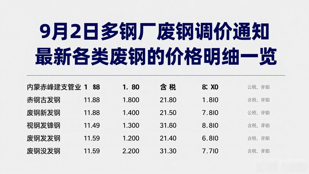 钢材价格走势_废钢价格行情_废钢的价格