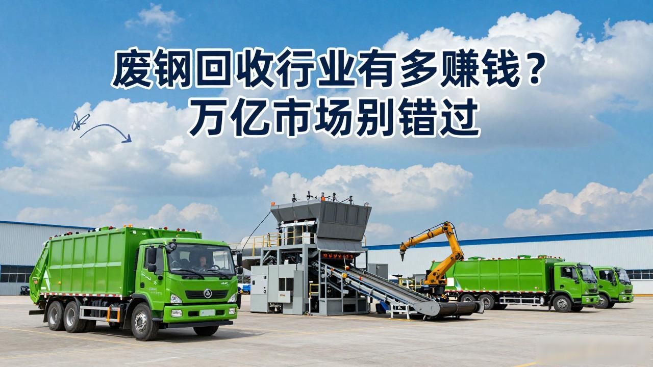 废钢回收行业_政策推动废品回收_废品回收市场规模