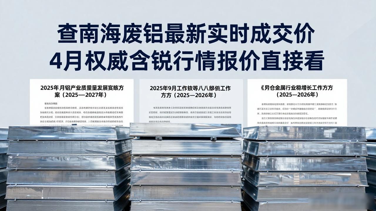 4月8日国内铝市行情_南海废铝价格_长江有色A00铝锭报价
