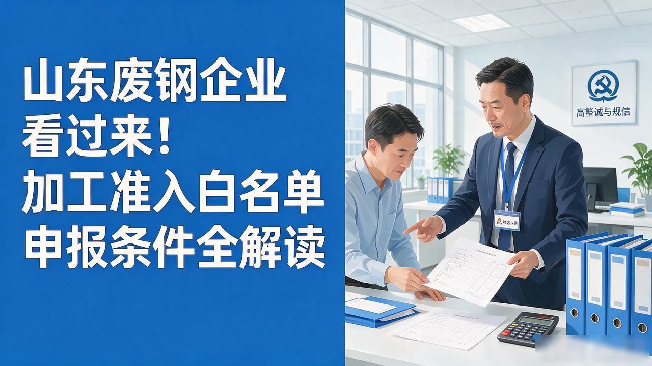 山东省废钢铁加工行业规上企业白名单申报_山东省废钢铁加工行业准入条件_废钢加工行业准入条件