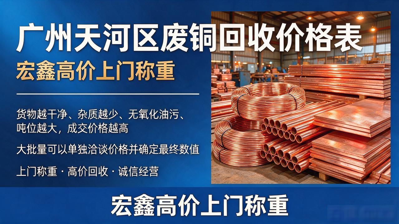 2026年10月废品行情报价_广州天河区废铜回收_广州废旧金属回收